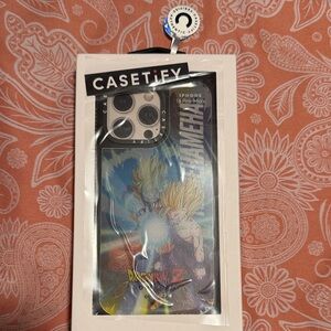 Casetify Dragon Ball Z iPhone 14 Pro Max Case - Blue and Yellow